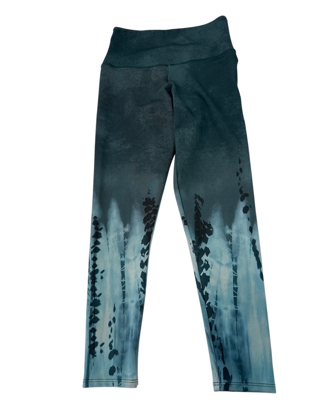 Women's Onzie Blue Gradient Tie-Dye Leggings Size S/M